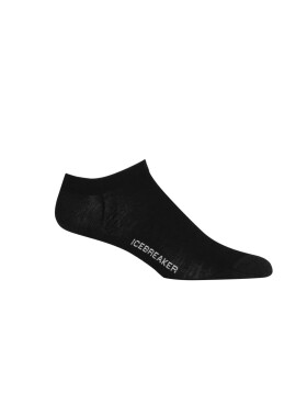 Dámské merino ponožky ICEBREAKER Wmns Lifestyle Fine Gauge No Show, Black/Snow velikost: 41-43 (L)