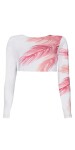 Plavky Barts TASMAN CROP TOP White