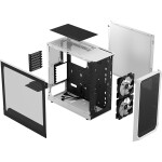 Fractal Design Focus 2 RGB černo-bílá / ATX / 2x USB 3.0 / 2x 140mm / bez zdroje / prachové filtry / průhledná bočnice (FD-C-FOC2A-04)