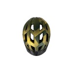 Přilba R2 LUMEN JUNIOR ATH20A2, barva tmavě zelená/tmavě zlatá, velikost S (velikost S 52-56 cm)