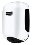 SAPHO - EMPIRE COMPACTJET MINI bezdotykový tryskový osoušeč rukou 230 V, 900 W, 156x238xx99,5, ABS plast, bílá 9855