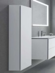 DURAVIT - L-Cube Vysoká skříňka 176x40x36 cm, panty vlevo, bílá mat LC1180L1818