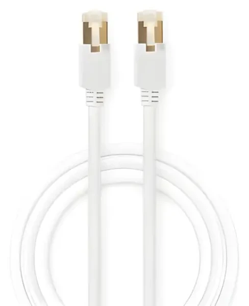 Nedis CAT6 bílá / Síťový kabel / S/FTP / RJ45 - RJ45 / 1 m (CCGB85221WT10)