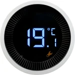 Brennenstuhl Connect / Termostatická hlavice / ZigBee / LCD displej (1294070)