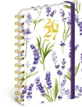 NOTIQUE Spirálový 18měsíční diář Petito – Levandule 2026/2027, 13 x 18 cm (PGD-37209-V)