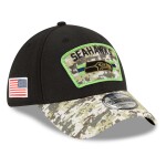 New Era Pánská kšiltovka Seattle Seahawks NFL 2021 On-Field Salute to Service 39THIRTY Flex Fit Velikost: S/M