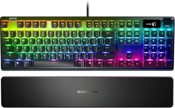 SteelSeries Apex Pro černá / Herní klávesnice / Mechanická / OmiPoint / RGB podsvícení / US layout (64626)