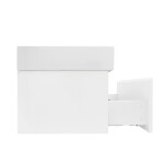 Koupelnová skříňka s umyvadlem SAT B-WAY 119x30x45 cm bílá lesk BWAY120WU2 BWAY120WU2