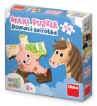 Puzzle MAXI První hraní: Domácí zvířata 15 dílků