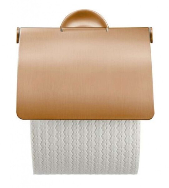 DURAVIT - Starck T Držák toaletního papíru s krytem, kartáčovaný bronz 0099400400