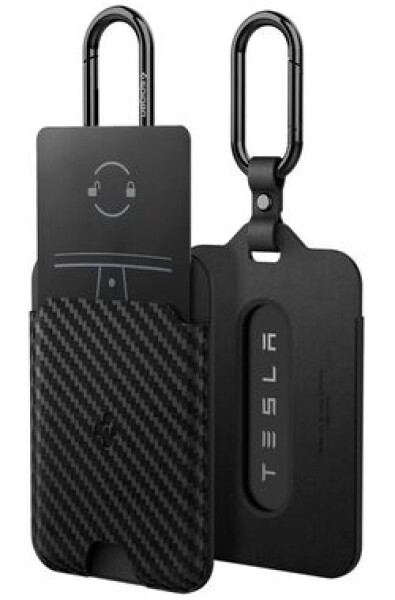 Spigen Tesla Card Holder pouzdro pro karty Tesla 2 ks černá (ACP08794)