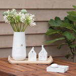 Räder Porcelánová váza Flower 25 cm, bílá barva, porcelán