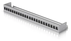 Ubiquiti UACC-Rack-Panel-Patch-Blank-24 šedý / Patch panel / 24 portů / neosazený / Keystone / 1U (UACC-Rack-Panel-Patch-Blank-24)