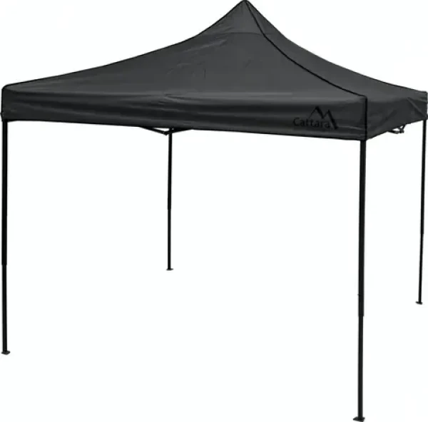 Cattara Párty stan šedá / Párty stan / Nůžkový skládací / 3 x 3 m / Výška 3 m / Voděodolný