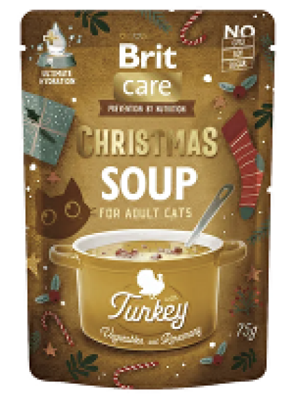 Brit Care Cat Christmas Turkey Soup 75g
