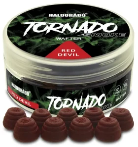 Haldorádó Wafters Tornado Smoke Red Devil / Vyvážené boilie / 12 mm / 30 g