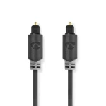 Nedis Optický audio kabel TosLink (M) - TosLink (M) 2.00 m černá (CABW25000AT20)