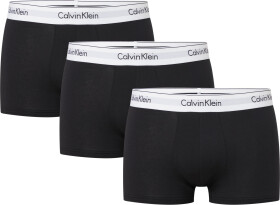 Pánské trenky Pack Trunks Modern Cotton 000NB2380A001 černá Calvin Klein