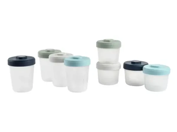 Beaba Sada kelímků na jídlo 4 x 150 ml 4 x 250 ml