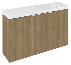 SAPHO - LATUS X umyvadlová skříňka 78,8x50x22cm, dub cuneo LT110-SET09