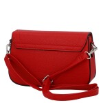 Stylová dámská koženková crossbody kabelka Gizela, červená