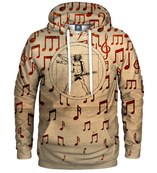 Aloha From Deer Perfect Guitar Solo Hoodie H-K AFD655 Beige