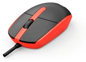 C-TECH WM-10 černo-červená / Optická myš / 1200 DPI / USB (WM-10R)