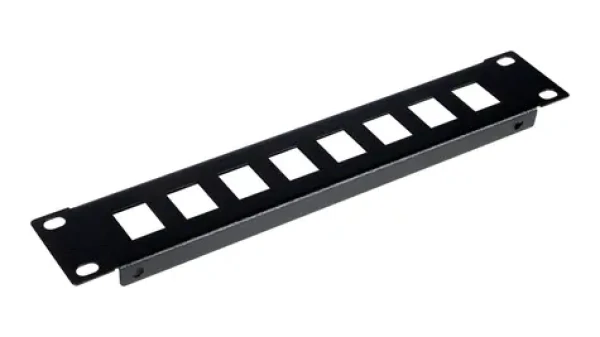 Equip EZKP-10-B černá / Patch panel / 10" / 1U / pro Keystone RJ45 / kov (EZKP-10-B)
