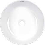 DEANTE - Silia Hexa bílá Keramické umyvadlo, na desku, asymetrické CDX_6U3S