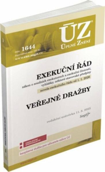 ÚZ 1644 Exekuční řád, Veřejné dražby