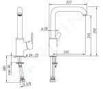 HANSA - Primo Dřezová baterie, chrom 49202203