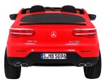 Mamido Elektrické autíčko Mercedes GLC 63S 4x4 LCD dvoumístné červené