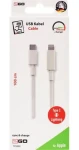 2GO 795848 bílá / Datový kabel / USB-C - Lightning / USB 3.1 / 1 m (795848)