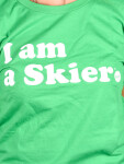 Line Skier Forever green dámské tričko krátkým rukávem