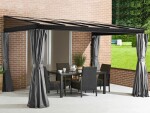 Sojag St. Barth nástěnná pergola 10x14 296x424x240 cm antracit