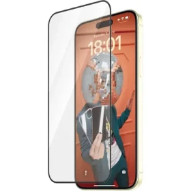 PanzerGlass Tvrzené sklo Re:fresh UWF s aplikátorem pro Apple iPhone 15 Plus černá (2823)