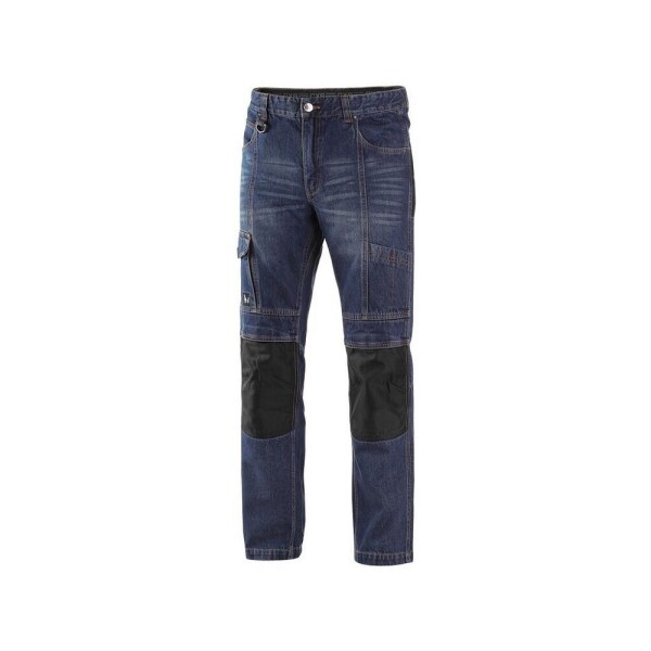 CXS Kalhoty NIMES I pánské jeans modro-černé 54 modro-černé