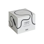HAY Kabel s objímkou pro stolní lampu Common – Soft Black, černá barva, plast
