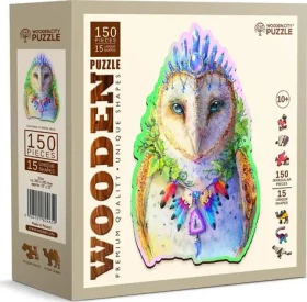 WOODEN CITY Dřevěné puzzle Sličná sova