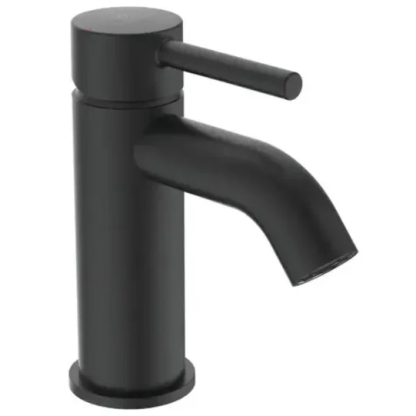 Ideal Standard CeraLine - Umyvadlová baterie s výpustí Click-Clack | černá (BC822XG)