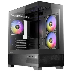 Antec CX500M ARGB černá / mATX / 2x USB-A 3.0 / 1x USB-C 3.2 Gen2 / 3x 120mm ARGB / bez zdroje / průhledná bočnice (0-761345-10143-1)