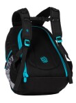 Bagmaster DIGITAL 20 B studentský batoh - modrý s květinami