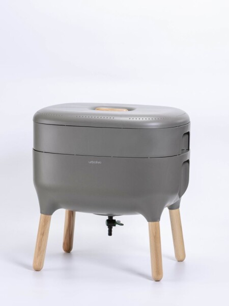 Vysoká pěstební nádoba Urbalive - taupe