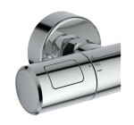 IDEAL STANDARD - Ceratherm T25+ Sprchový set s termostatem, 26x26 cm, 2 proudy, chrom A8530AA