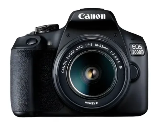 Canon EOS 2000D + EF-S 18-55mm III černá / Digitální zrcadlovka / 24 MPix / CMOS / 3" LCD / Wi-Fi (2728C002)