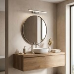 Koupelnové nástěnné LED svítidlo SWE001-1W 43cm CHROME OSW-20100