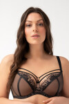 PARADISE SOFT BRA K496 BLACK černá 100F