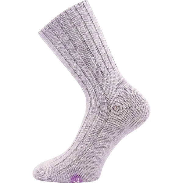 VOXX Ponožky zimní FORDE s merinem a alpakou SVĚTLE FIALOVÉ 35-38 125571