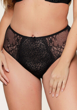 Dámské kalhotky LingaDore 1400B-1 black/nude M Černá