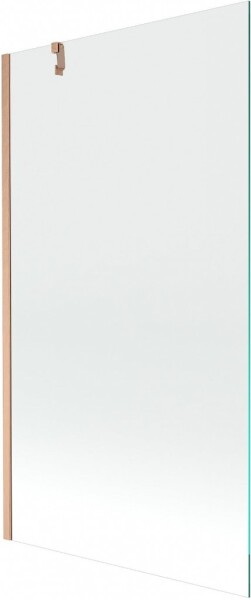 MEXEN/S - Next vanová zástěna FIX 100 x 150, transparent, měď kartáčovaná 895-100-000-00-00-65